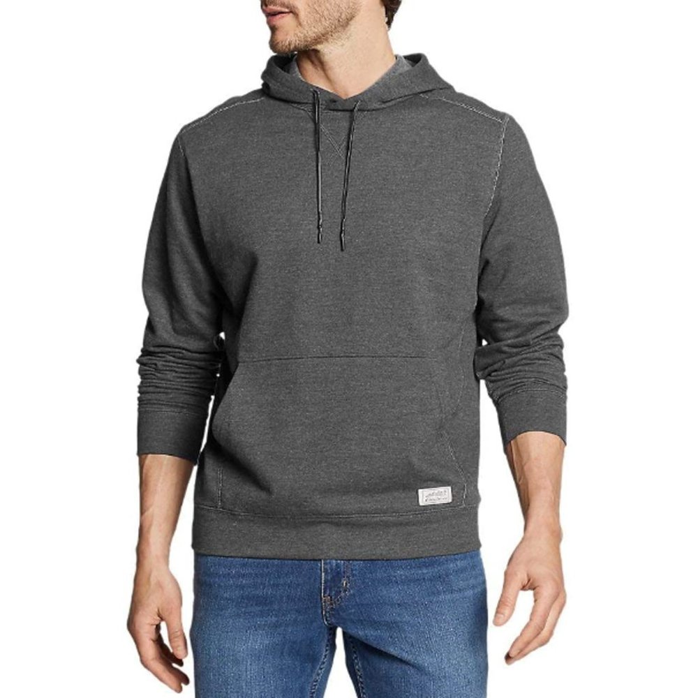 Eddie‎ Bauer Camp Fleece Pullover Hoodie GRAY